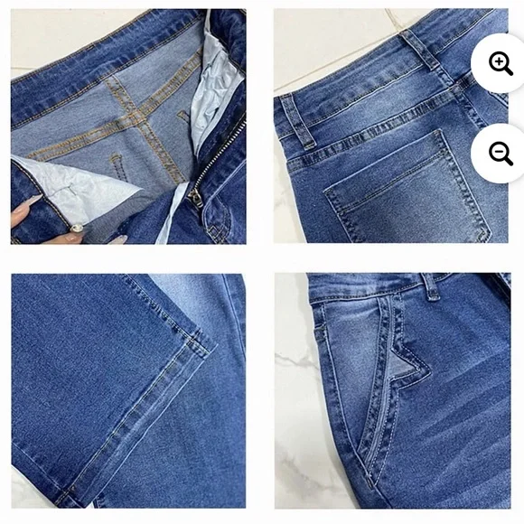 Wide leg jeans small NWT - Picture 5 of 8